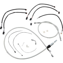 Sterling Chromite II® Designer Handlebar Installation Kit — 12"–14" handlebar height, ape hanger, chrome