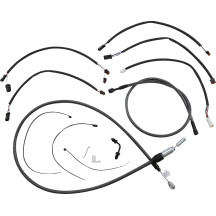 KARBONFIBR Designer Handlebar Installation Kit — Ape hanger, fits 12"–14", Carbon Fiber