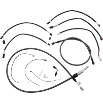 KARBONFIBR Designer Handlebar Installation Kit — Ape hanger, fits 12"–14", Carbon Fiber