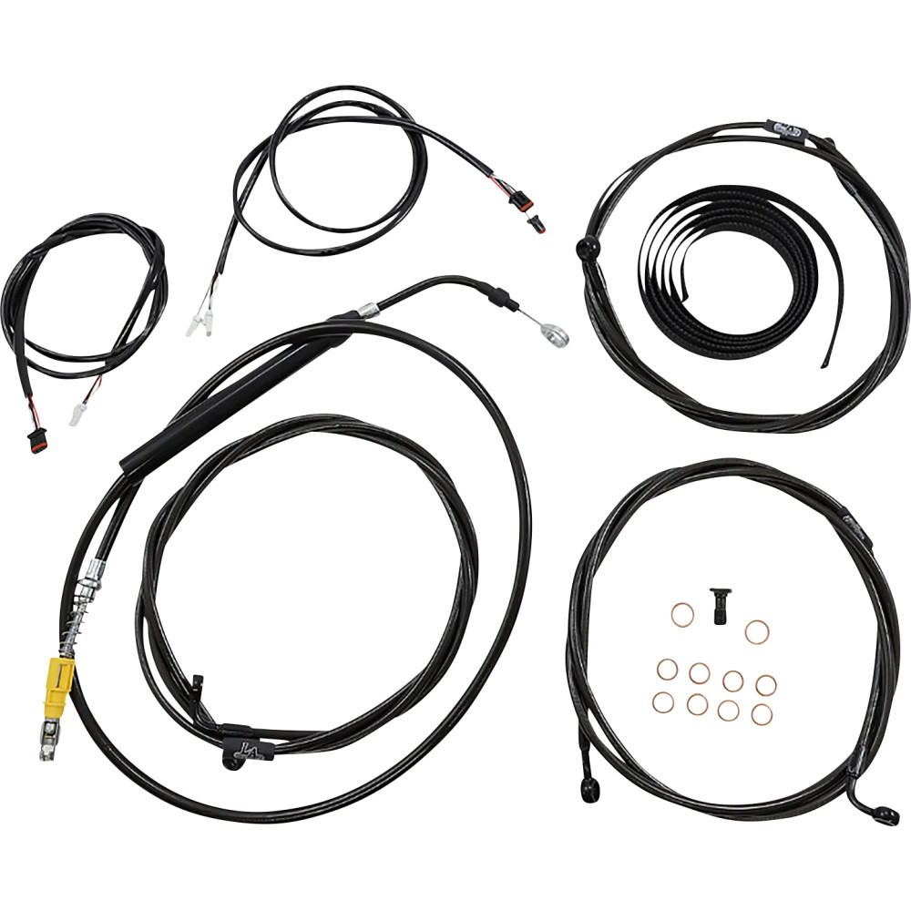 Kit completo de cables Plug-and-Play — para manillar de 38–43 cm (15"–17"), curvatura estándar