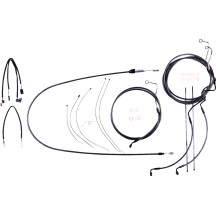 Black Pearl™ Designer Handlebar Installation Kit — 18"–20" handlebar height, ape hanger, ABS