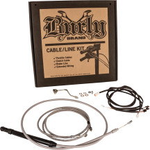 Touring Model Control Kit — 16" fit, Ape Hanger & Gorilla, Silver