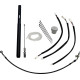 Extensión de cable para manillar — 40.5 cm (16"), Ape Hanger, negro