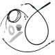 Kit de instalación EZ — para manillar de 12", tipo Ape Hanger, negro