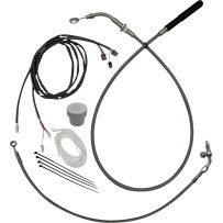 Kit de instalación EZ — altura de manillar 16", acabado pulido, plateado