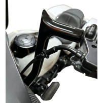 Cable de embrague superior EZ Install — compatible con manillares Ape Hanger de 18" y 20", 49" total, Negro