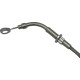 Cable superior de embrague EZ Install — compatible con manillares de 12" (FLHX/SE), 14" (FLTR/SE), 43" longitud total, plateado pulido
