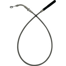 Cable superior de embrague EZ Install — 49" de largo, +10", para manillares 18"–20", plateado pulido