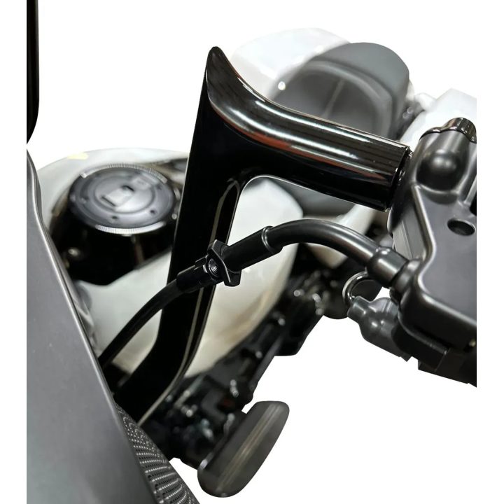 Cable superior de embrague EZ Install — 12" (30,5 cm) y 14" (35,5 cm) Ape Hanger para FLHX/SE, FLTR/SE