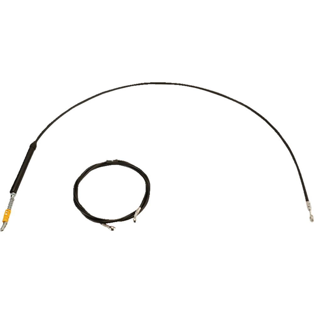 Kit estándar de cables y líneas de freno de vinilo negro para manillar — Ape Hanger, altura 12"–14", Negro