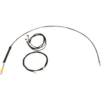 Kit completo de cables Plug-and-Play — Altura de manillar 18"–20", negro