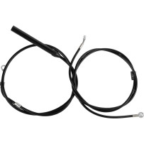 Kit estándar de cables y latiguillos de freno de vinilo negro para manillar — ajuste 12"–14", Ape Hanger