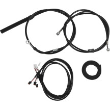 Kit completo de cables Plug-and-Play — Altura de manillar 30,5–35,5 cm, líneas de freno y embrague, extensiones de cableado