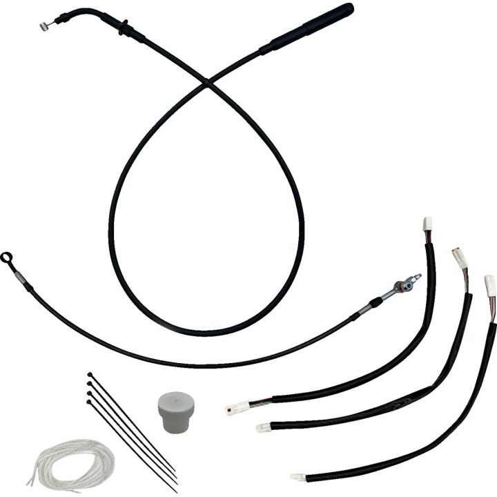 Kit EZ de Instalación — manillares 10–11" (FLHX), 12" (FLTR), Negro
