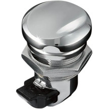 Push-Button Fuel Door Latch — Chrome