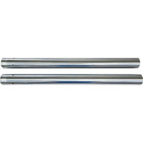 Fork Tubes — 49.00 mm, 603.25 mm, Chrome