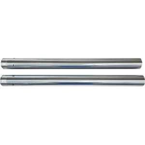 Fork Tubes — 49.00 mm (1.93") diameter, 603.25 mm (23.75") length, Chrome