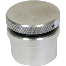 Vented Gas Cap with Weld-On Bung — 1-5/8" diameter, Aluminum