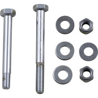 Gas Tank Mounting Hardware Kit — Chrome plated