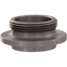 Petcock Bung — 22 mm outlet, stainless steel, gray