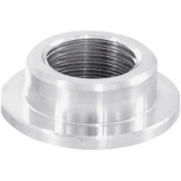 Petcock Bung — 3/8" NPT, aluminum, Silver
