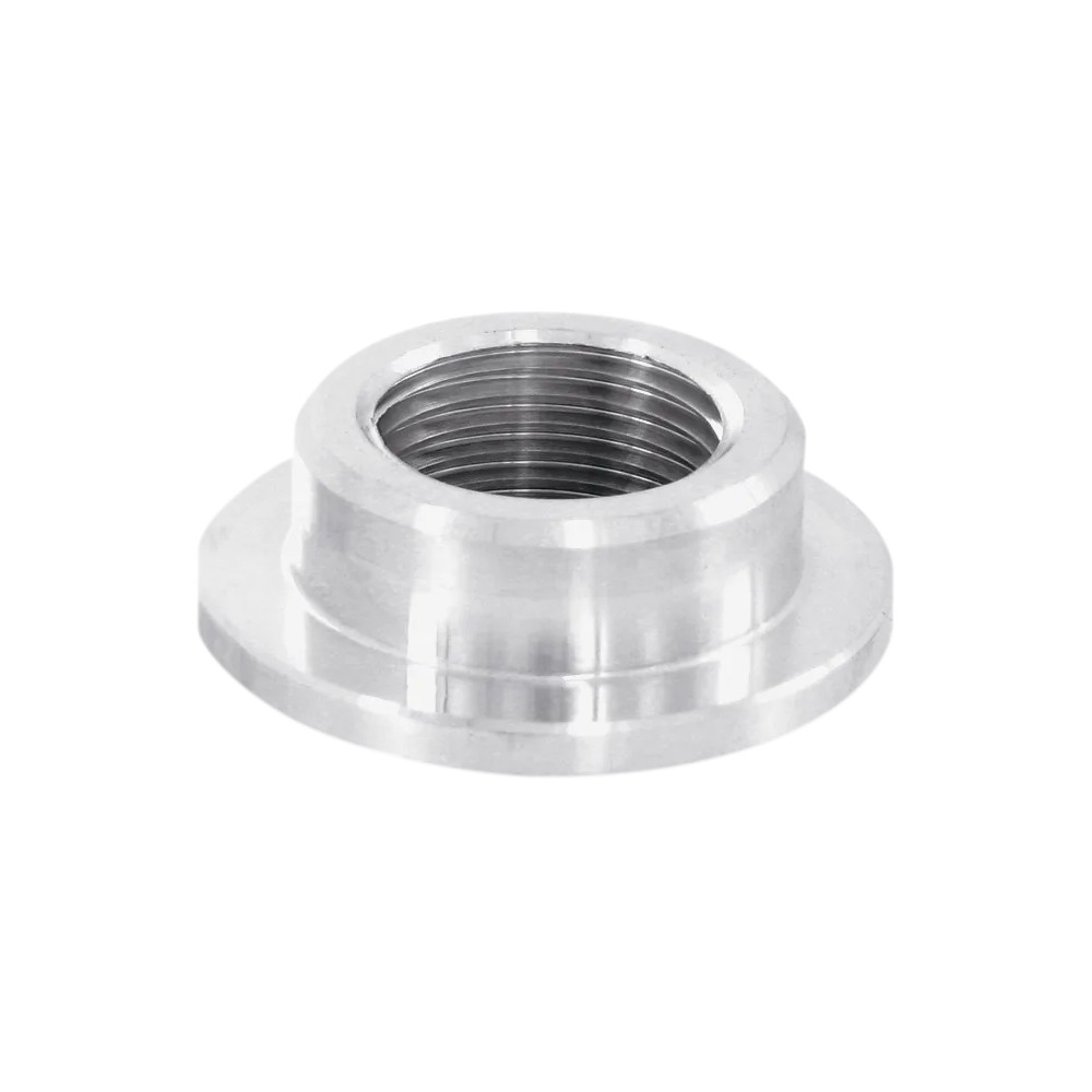 Petcock Bung — 3/8" NPT, aluminum, Silver