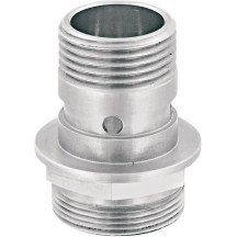 Fuel Valve Adapter — 22 mm, Silver