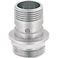 Fuel Valve Adapter — 22 mm, Silver