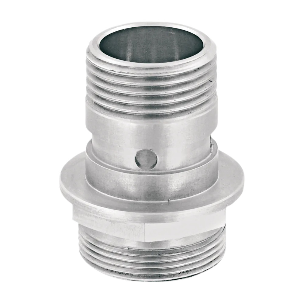 Fuel Valve Adapter — 22 mm, Silver