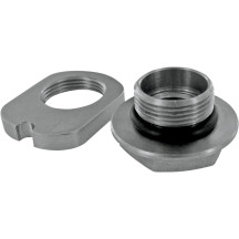 Kit de adaptación de tanque para conversión de inyección a carburador — 1/4" NPT, Plateado