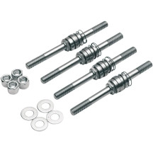 BareBack® Saddlebag Mounting System — Polished silver