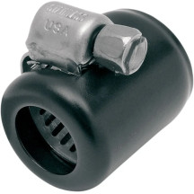 Colored Hose Clamps for Oil Lines — 3/8" oil lines, Black, 6 Pack