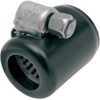 Colored Hose Clamps for Oil Lines — 3/8" oil lines, Black, 6 Pack