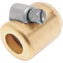 Colored Hose Clamps for Oil Lines — Gold, 3/8" oil lines, 6-pack