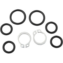 Fuel Line Rebuild Kit — Black, Silver, HDFL5-KIT