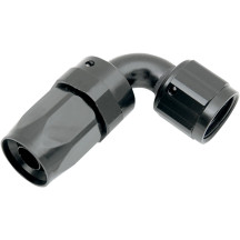Universal Hose End — -8 AN, 90° fitting, Anodized Black