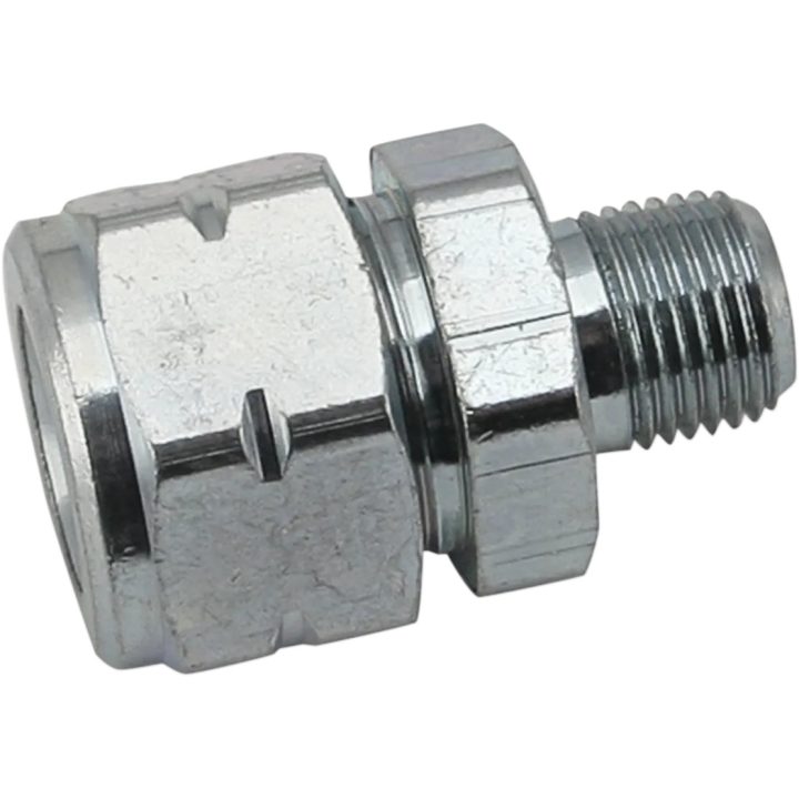 Oil Pump Compression Return Fitting — 50-8120, Chrome