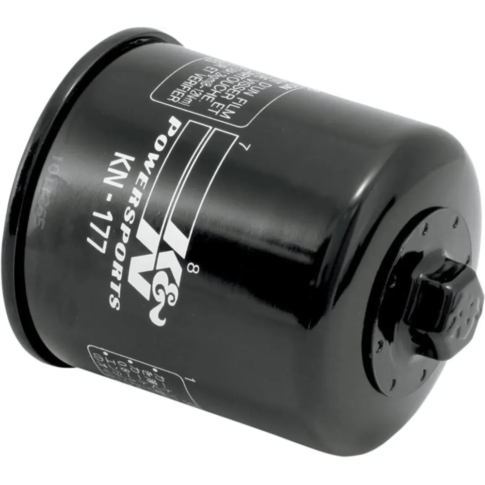 Performance Oil Filter — 75 mm, Black