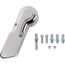 Oil Filter Mounting Bracket Kit — Polished, Billet Aluminum