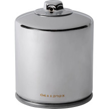 Performance Oil Filter — 102 mm length, 76 mm width, Chrome