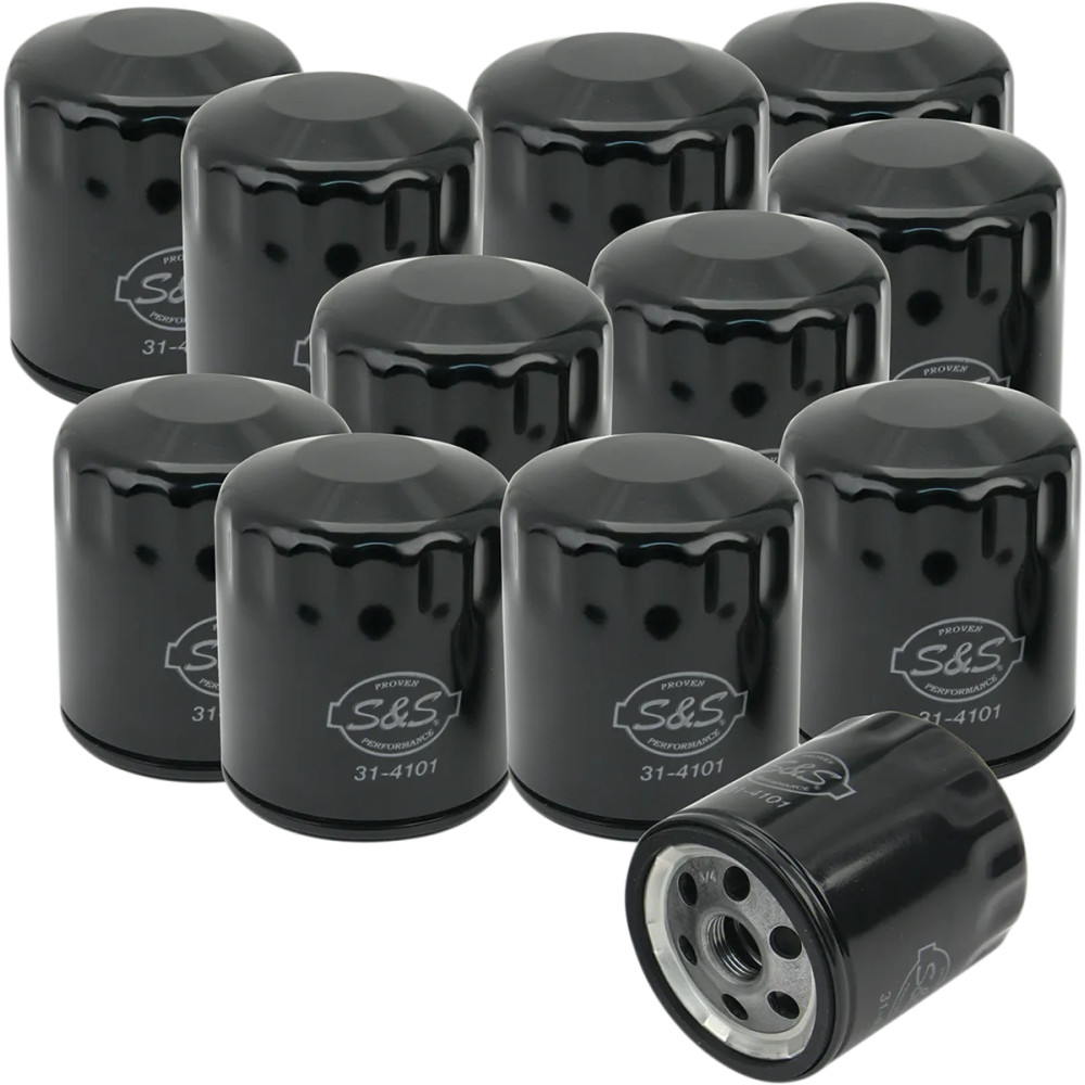 Oil Filter — Canister, 12-pack, Black
