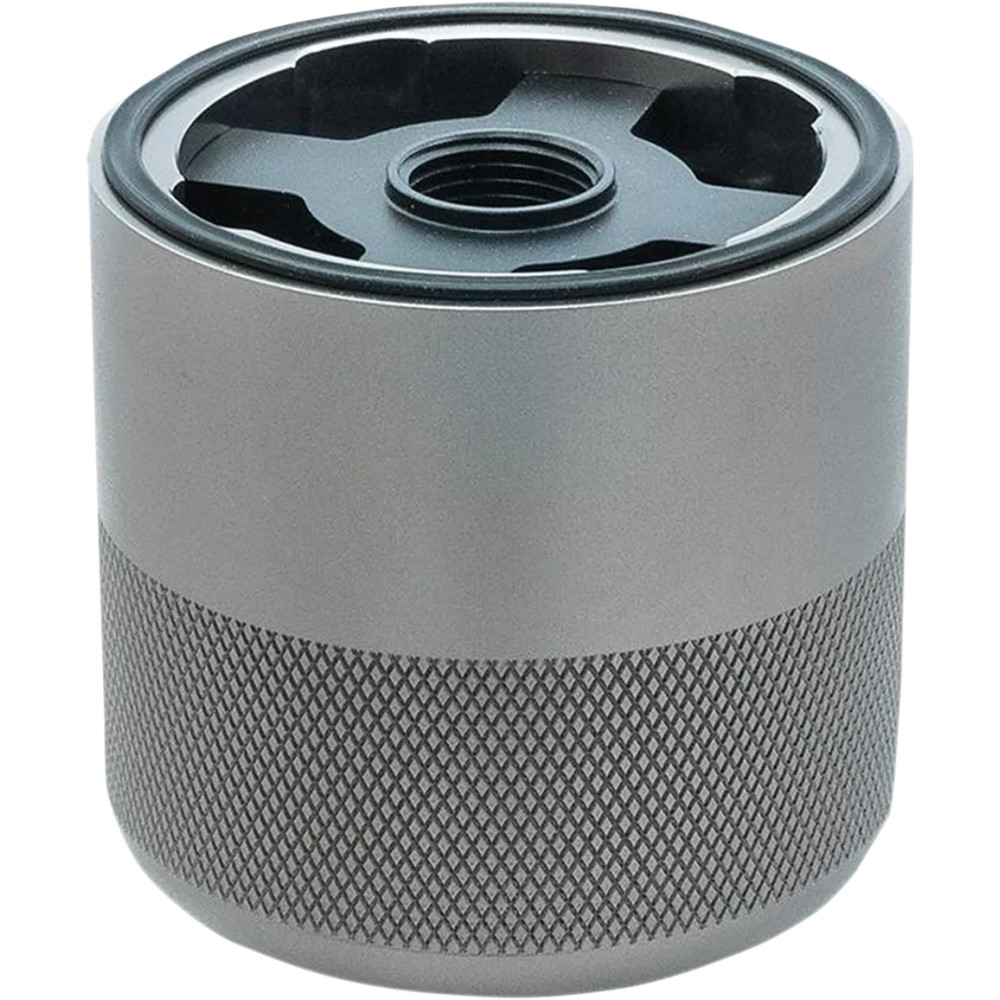 Filtro de aceite HyperFlow de por vida — 30 micras, gris anodizado