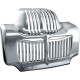 Oil Cooler Cover — Chrome