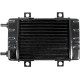 Universal Oil Cooler — 14-row, Black
