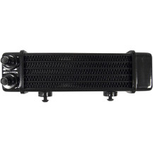 Universal Oil Cooler — 6-row, 90°, Black