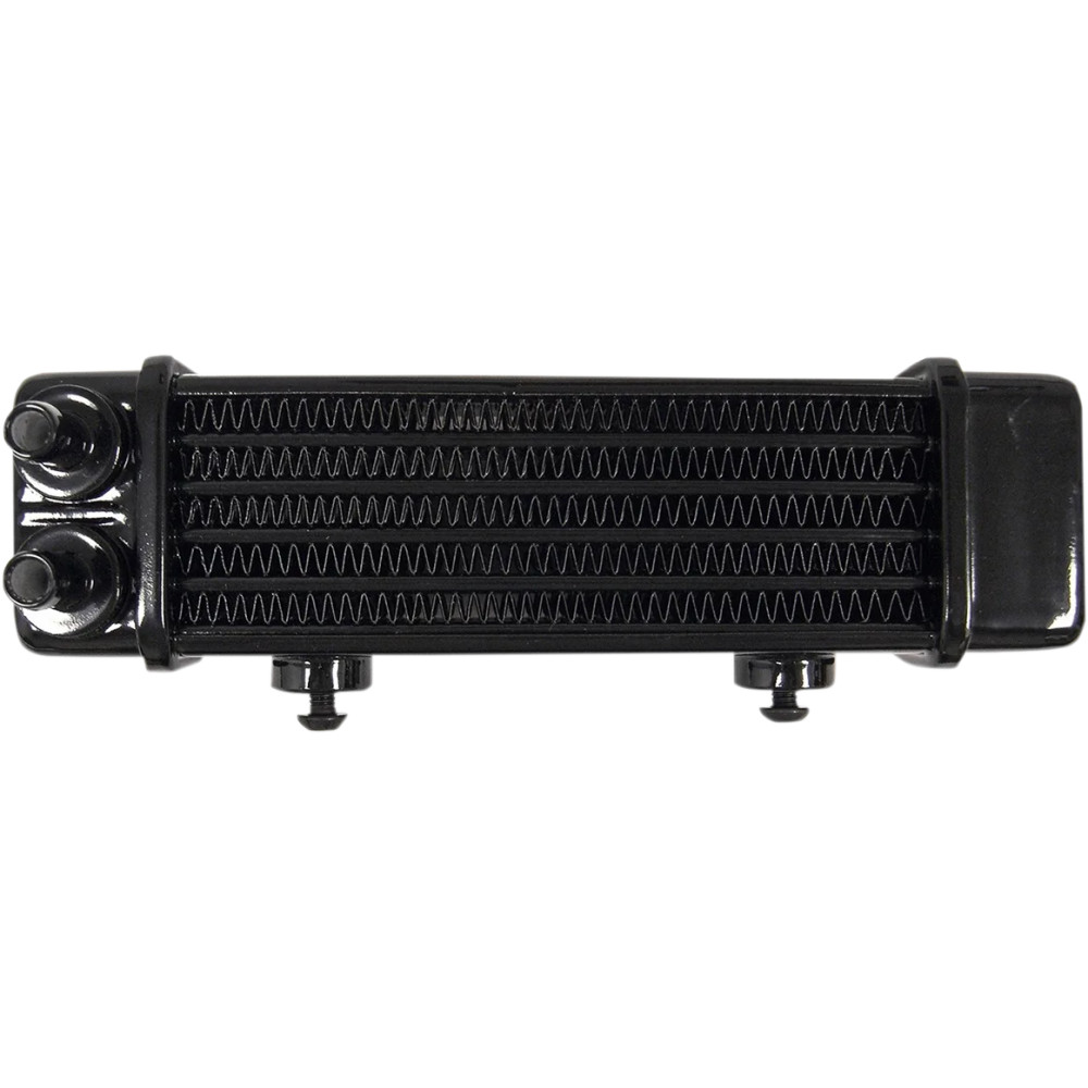 Universal Oil Cooler — 6-row, 90°, Black