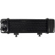 Universal Oil Cooler — 6-row, 90°, Black