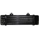 Universal Oil Cooler — 6-row, 90°, Black, Powder-Coated