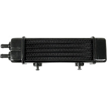 Universal Oil Cooler — 6-row, Black