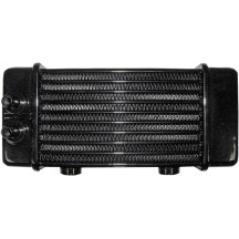 Universal Oil Cooler — 10-row, 90°, Black